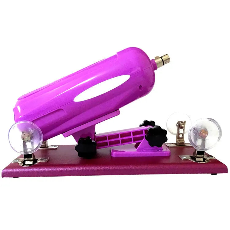 Bobb automatic telescopic thrusting sex tool in purple, black or pink colours