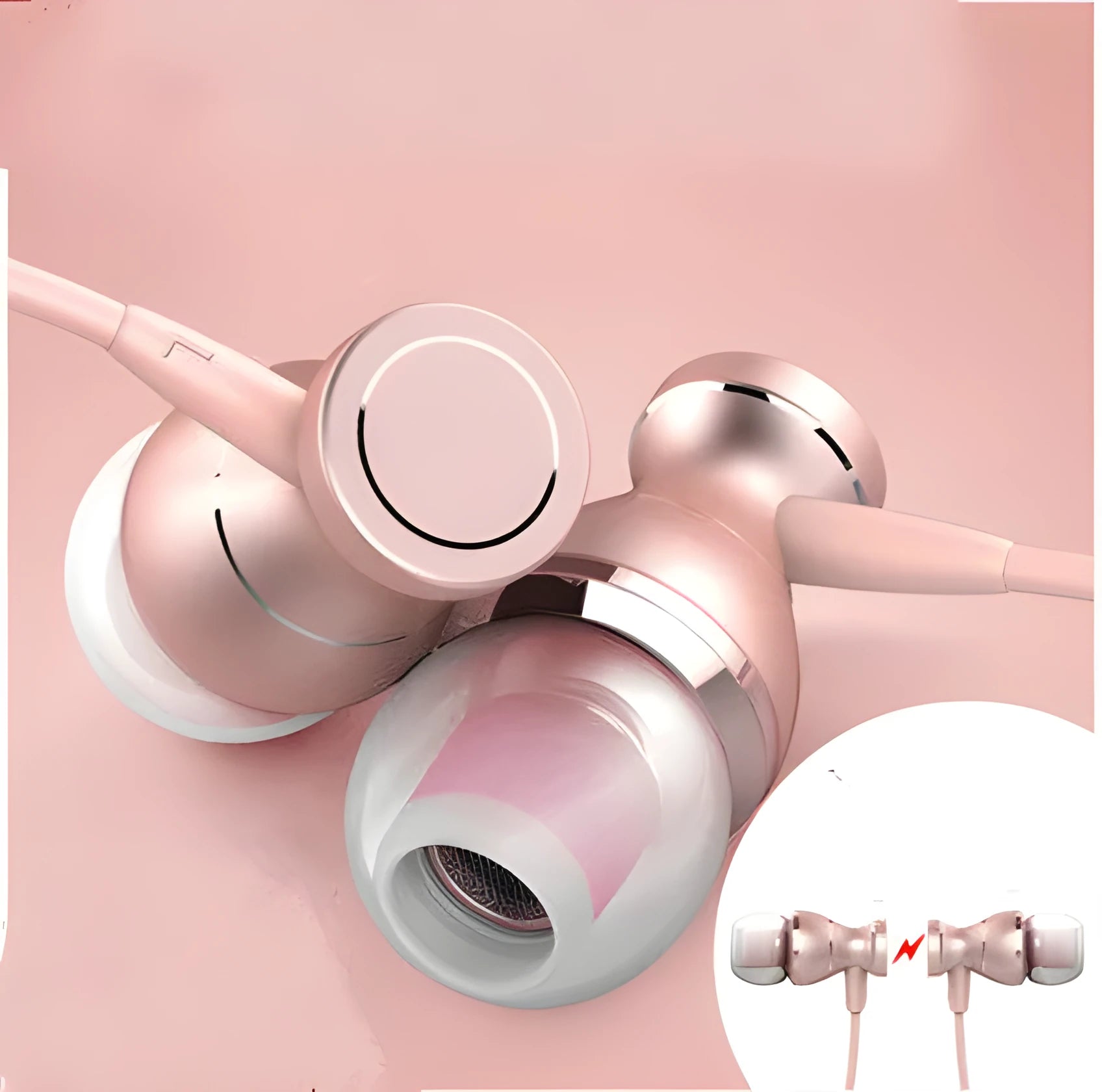Universal in-ear headphones with 3.5mm plug and TPE cable in choice of colours