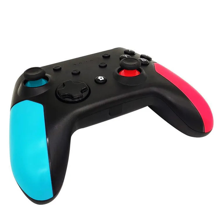 Switch Bluetooth gamepad controller with vibration in blue and red colour combination