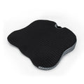 Thicken butt seat cushion with cotton cover and memory foam in grey and black colour option on a chair