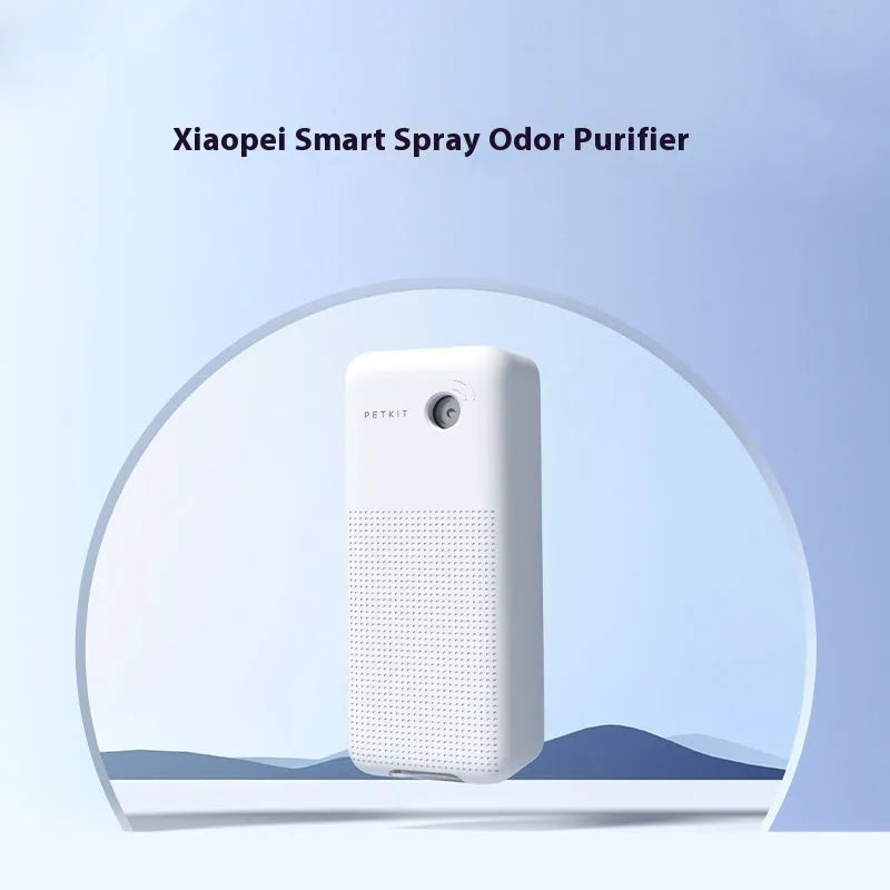 Smart spray odour removal machine for pets with purification liquid bottles and mounting bracket