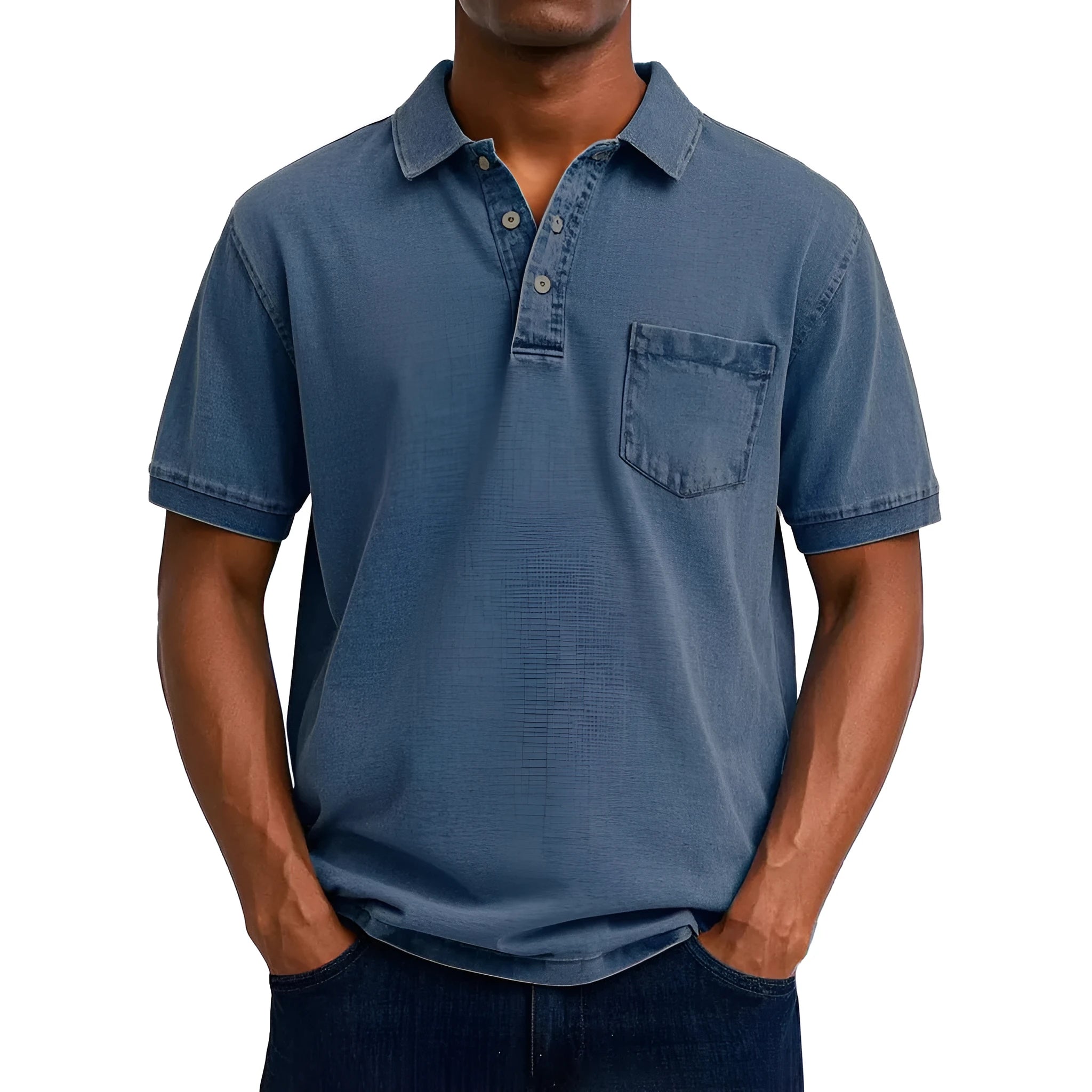 Plus size men's printed short sleeve shirt in Korean style with loose slim fit cardigan cut