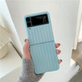 Samsung Z Flip3 ultra-thin flip phone case in seven colour options showing folding screen protection