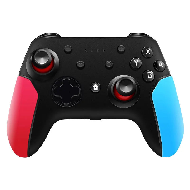 Switch Bluetooth gamepad controller with vibration in blue and red colour combination