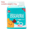 10-pack adjustable dog diapers with wetness indicator, soft fabric, for male and female dogs
