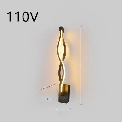 Minimalist Nordic LED wall lamp with silicone shade for bedroom bedside lighting