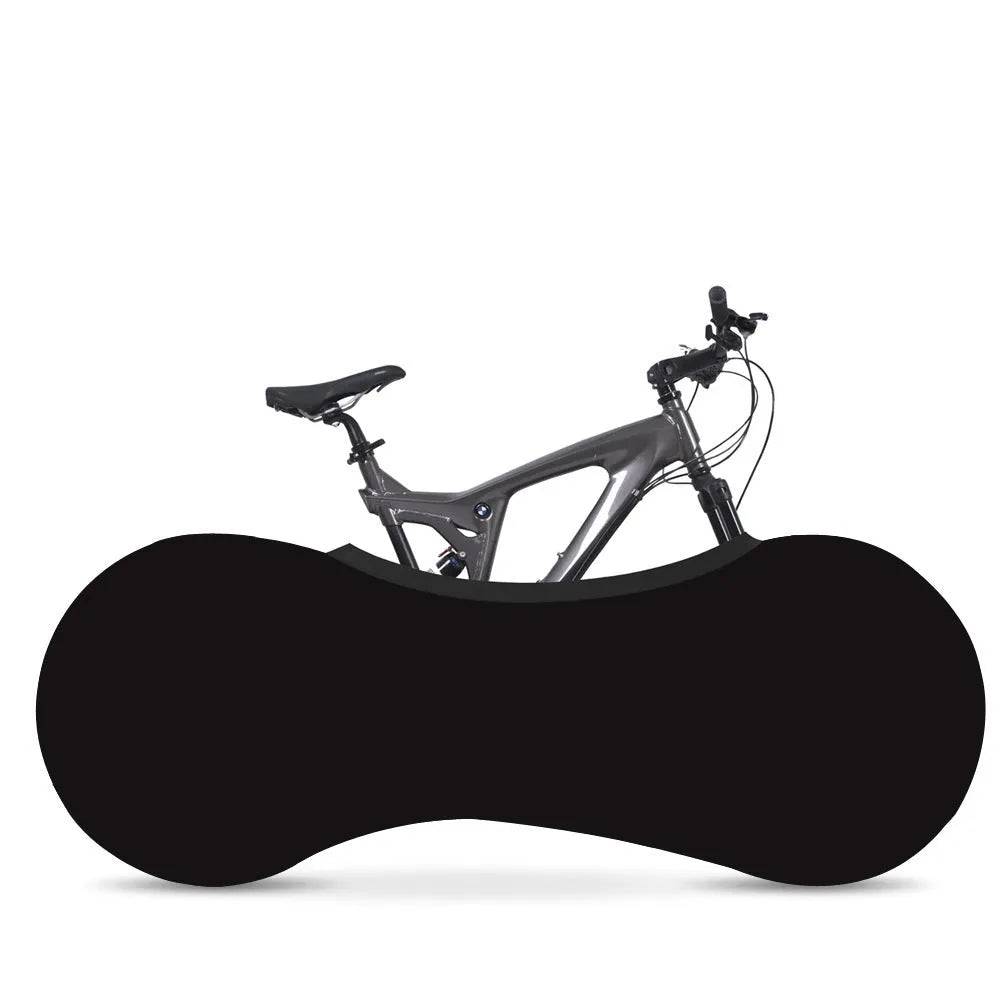 Bicycle tyre cover in elastic milk silk with digital sublimation pattern