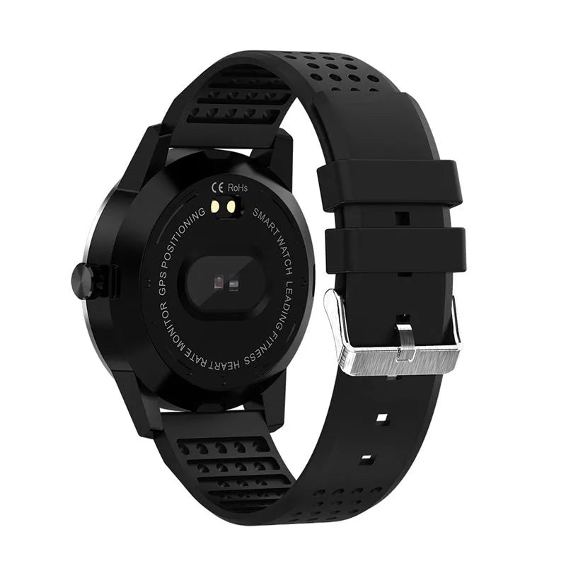 T2 smart bracelet with 1.3-inch colour screen showing heart rate and step count display