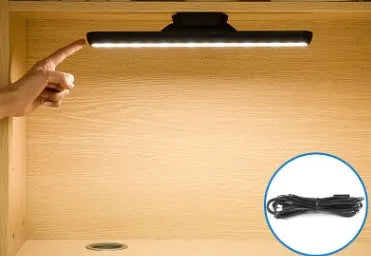 Cool charge type magnet adsorption eye protection desk lamp LED light bar with USB cable on desk