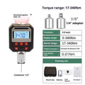 Digital torque meter model 17-340 6-piece set with 17-340 Nm torque range