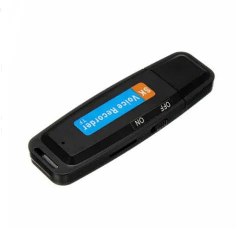 SK-001 black and white creative USB flash drive with plastic shell showing dimensions 70mm x 21mm x 9.4mm