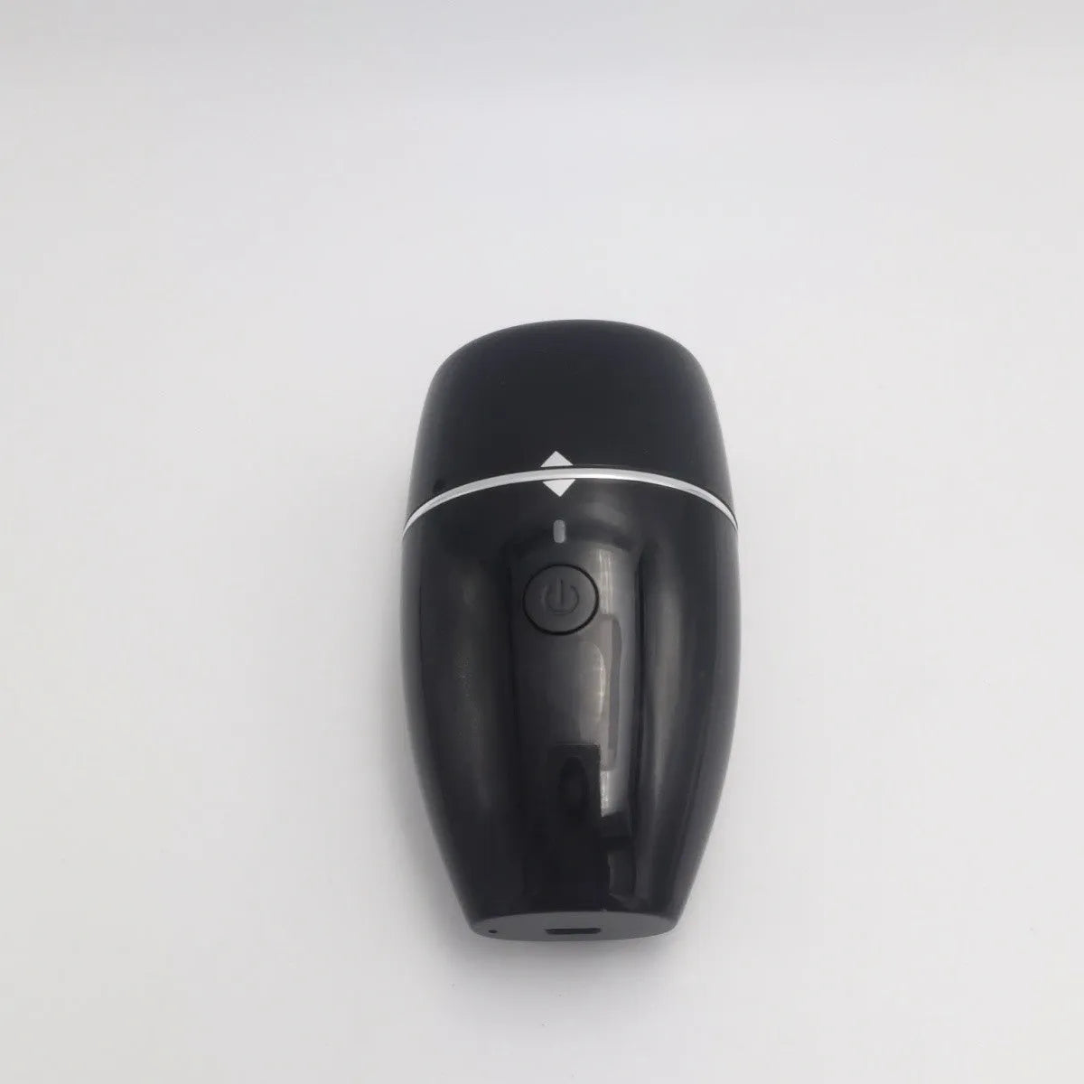 Black and white electric silicone lip plumper device with USB cable.