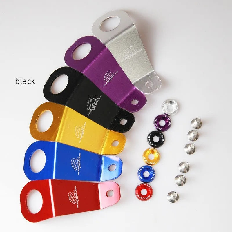 Aluminium alloy radiator bracket for Honda Civic EG in six colour options with anodic oxidation finish