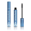 Black plastic eyelash comb brush for grooming and separating lashes