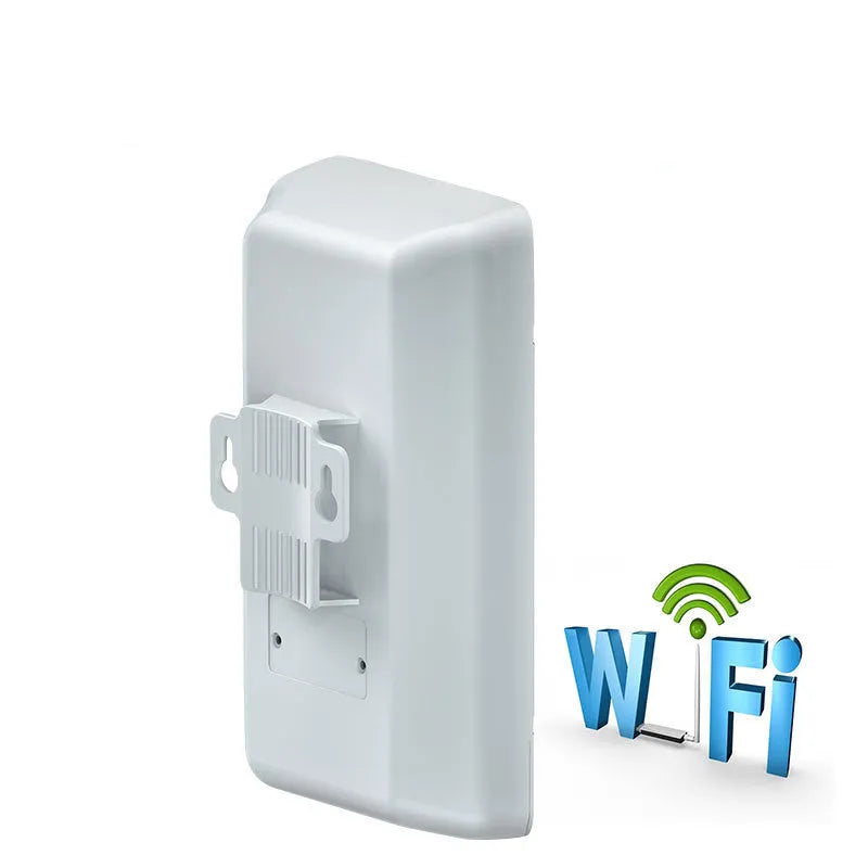 White 4G LTE outdoor CPE router with 300Mbps speed and VPN firewall support for wireless internet