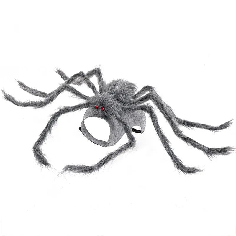 Halloween spider costume for pets in multiple colour options