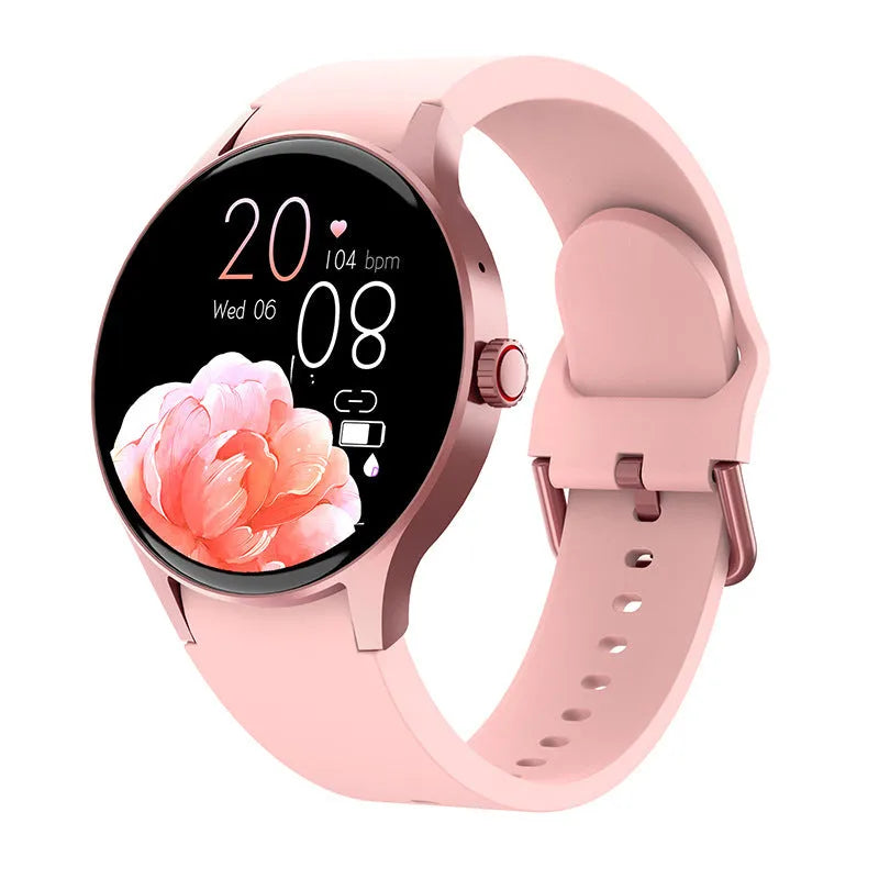 46mm smart watch with blood sugar monitoring and heart rate tracking on wrist