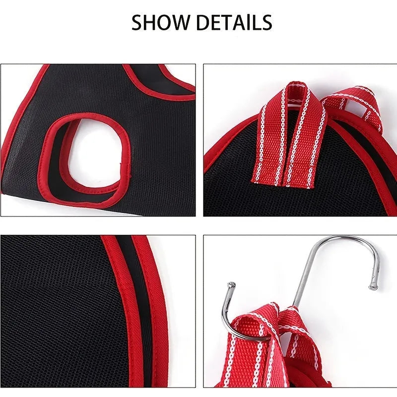 Pet grooming hammock restraint bag for cat and dog nail trimming in four sizes
