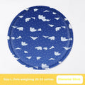 Round pet cooling mat with cartoon bunny design for dogs in 40cm or 50cm sizes