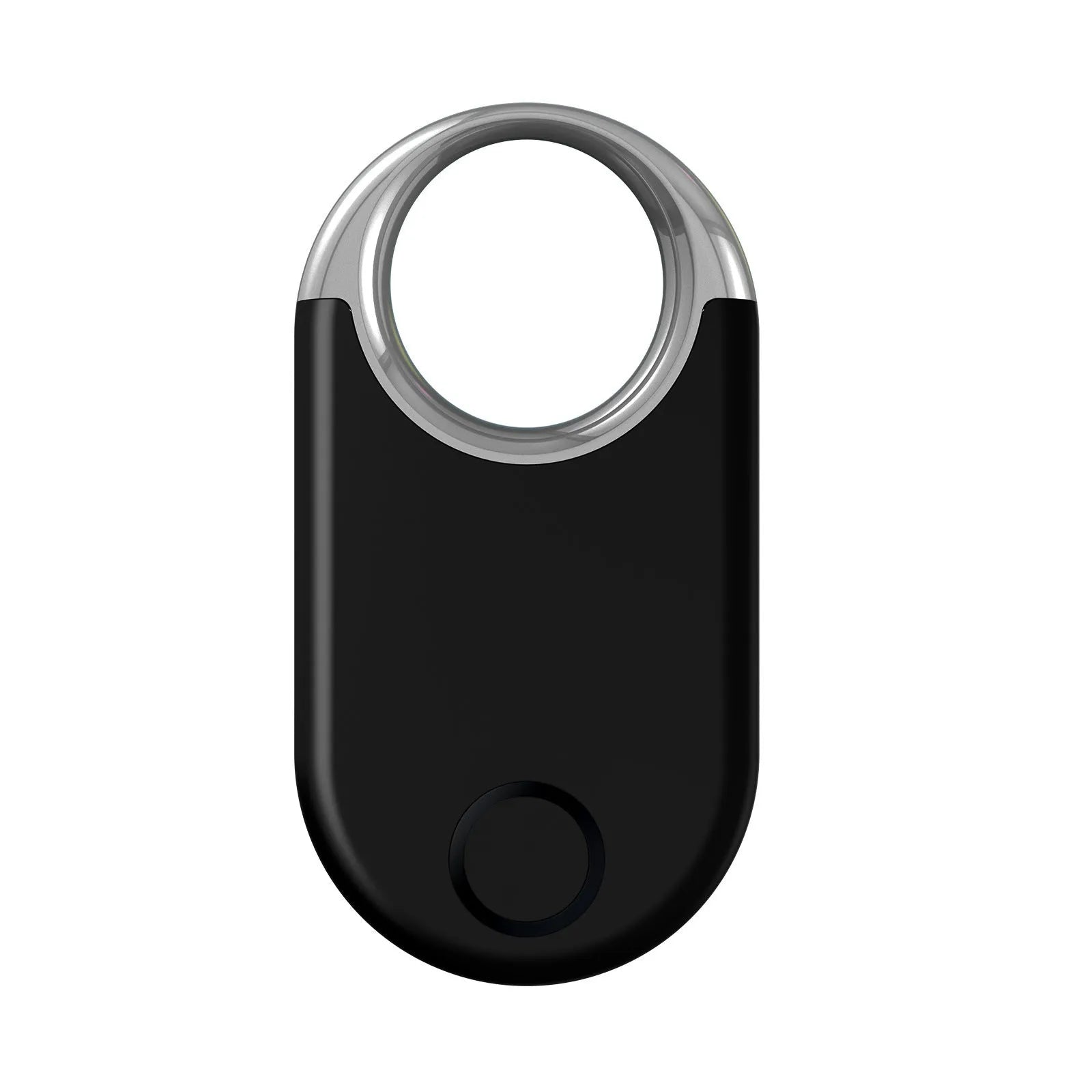 Black and white USB GPS anti-lost tracker device with compact rectangular design for pet and item tracking