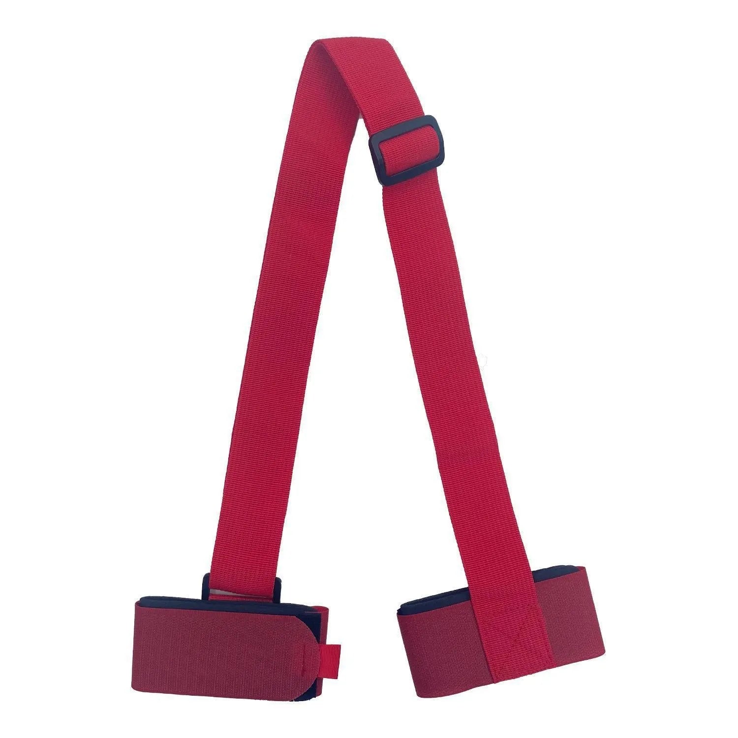 Adjustable hook and loop skiing bandage strap in nylon polyester blend