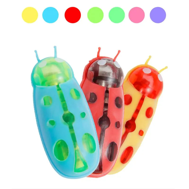 Small electric bug toy for cats with 12 legs and self-righting capability