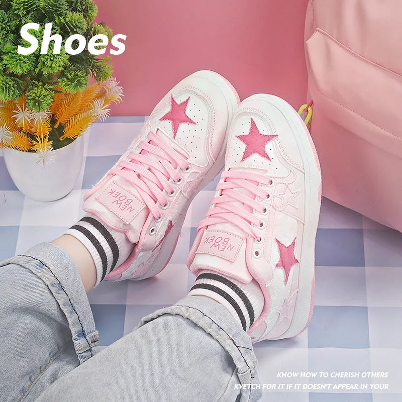 Denim skateboard shoes with rubber sole and mesh lining in black, green, or pink colours
