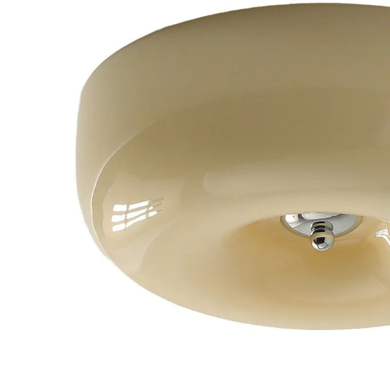 American style three-colour light bedroom ceiling lamp in cream and white colours