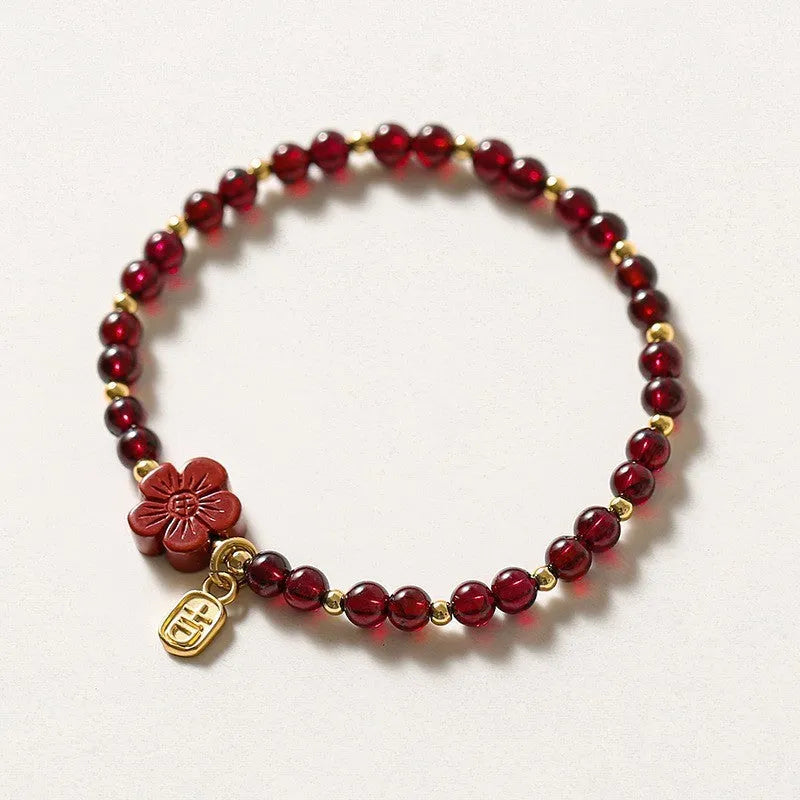 Women's freshwater pearl bracelet with geometric crystal beads in multiple style options