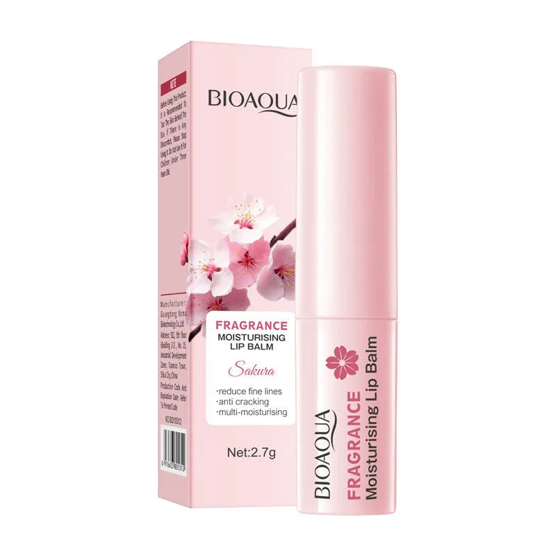 Anti-chapped lip moisturising stick in multiple variant packaging with net content labels