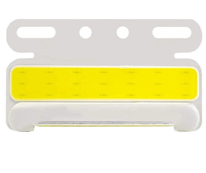 Waterproof aluminium COB LED truck side and ground tire light in red, yellow, green, blue, or white.