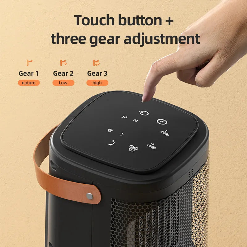 618 colour ceramic tower heater with remote control and touch screen interface for 11-20 square metre rooms