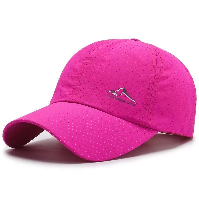 Korean style baseball cap with adjustable closure and dome crown in multiple colour options