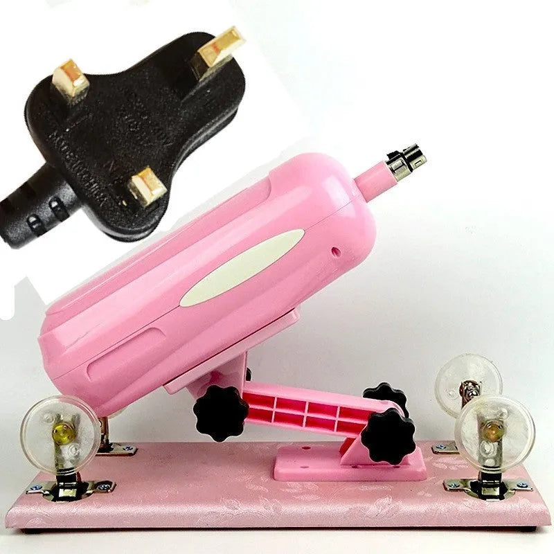 Bobb automatic telescopic thrusting sex tool in purple, black or pink colours