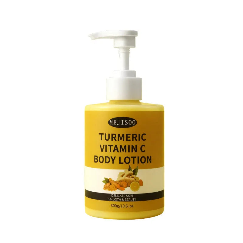 Turmeric VC body lotion 300g jar with hydrating and firming skin rejuvenation cream