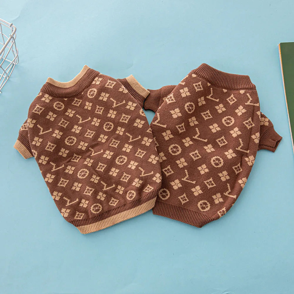 Wool dog sweater in European style available sizes XS to XXL