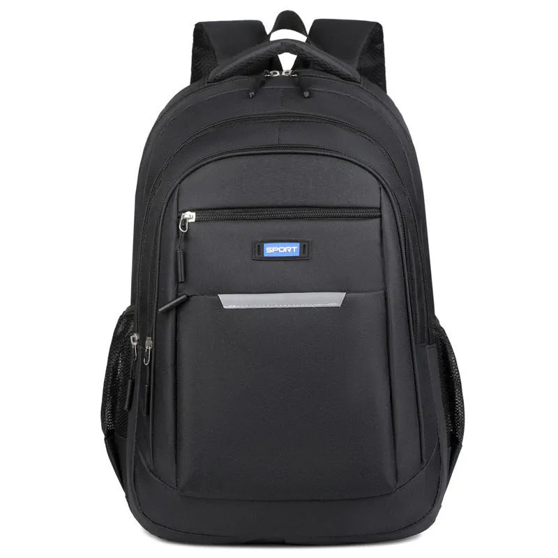 Men's casual Oxford cloth backpack in grey colour with breathable design