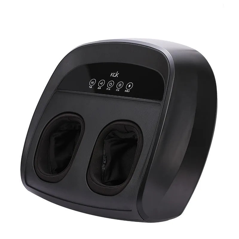 Flip automatic smart foot sole massager in red, black, or white colours with infrared function.
