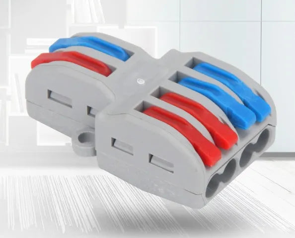 Quick wire electrical connector with fire-resistant insulation for 0.08-4.0mm² wires