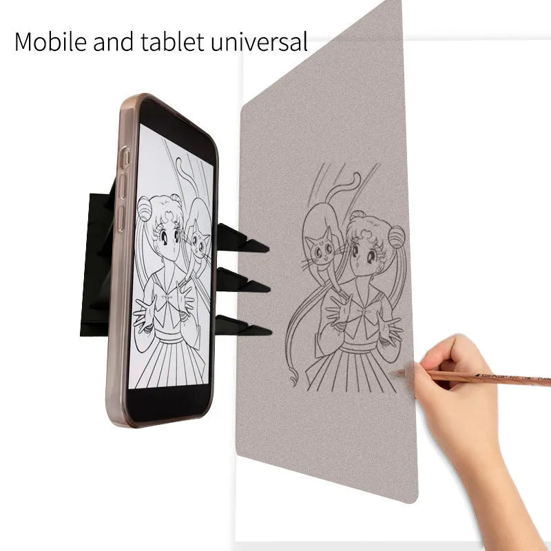 Optical copy drawing board 12 inch plastic projection table bracket with phone holder