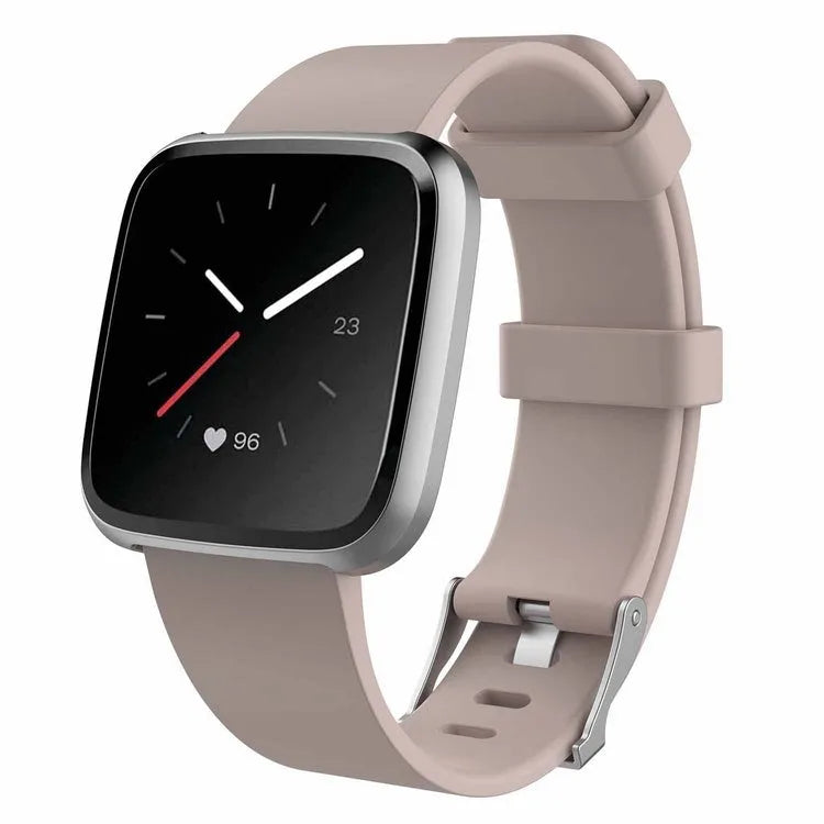 Fitbit Versa Lite replacement watch strap in multiple colours showing large and small size options