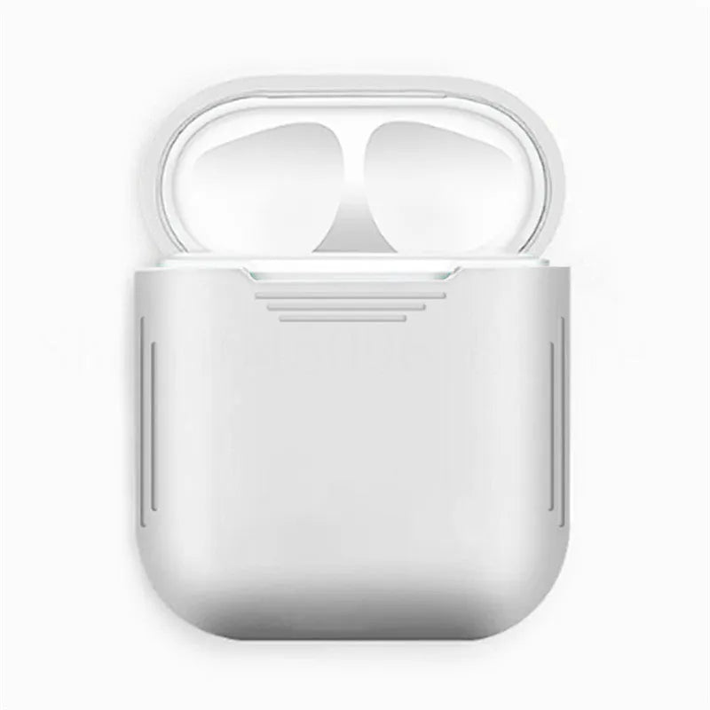 Silicone protective case with earmuffs for Apple AirPods in various colours