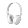 Folding wireless sports headset in four colour options showing Bluetooth connectivity and compact design