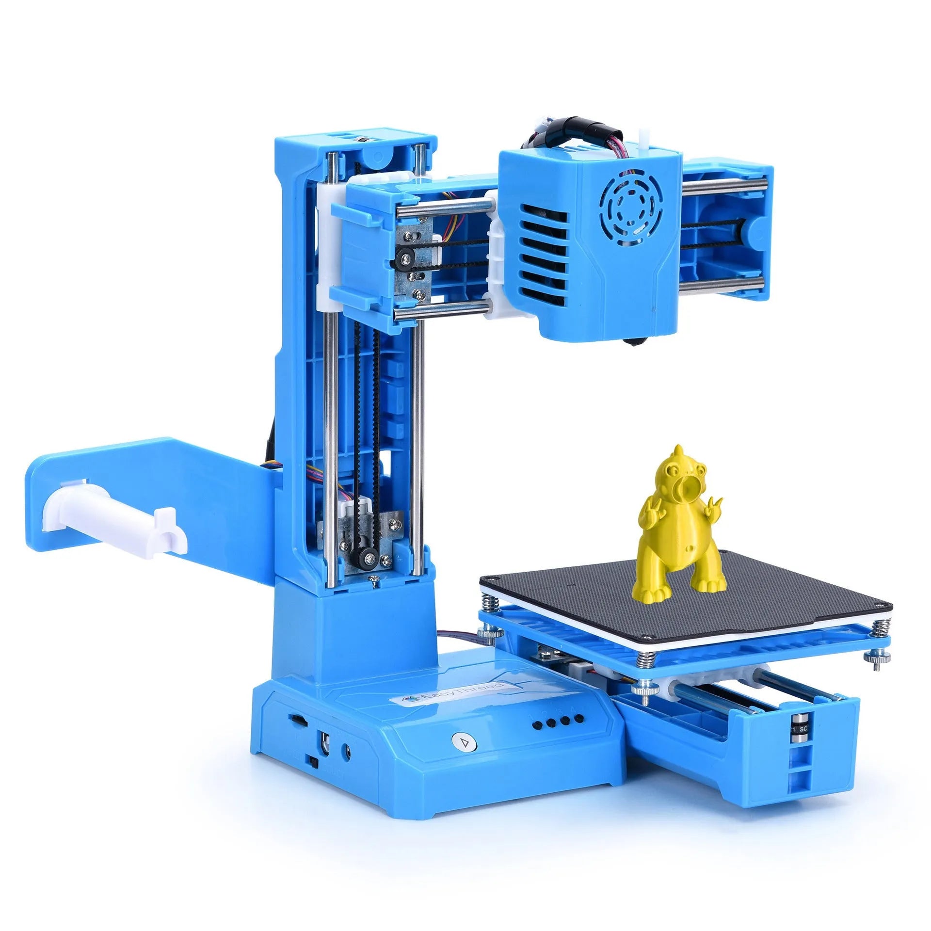 K9 Mini desktop 3D printer in black or blue with 100x100mm build area for PLA filament
