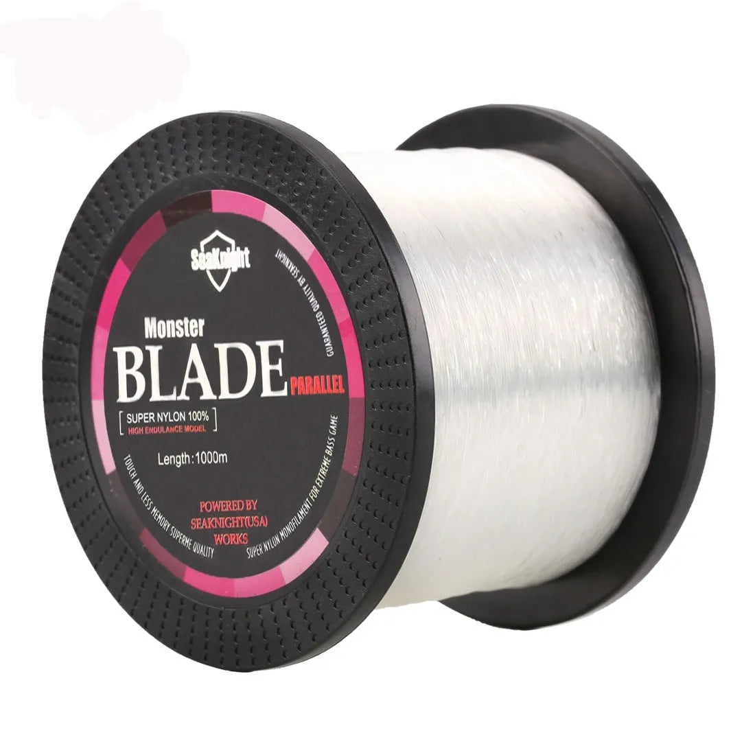 Seaknight1000 M nylon fishing line spool showing colour and diameter options for reel fishing