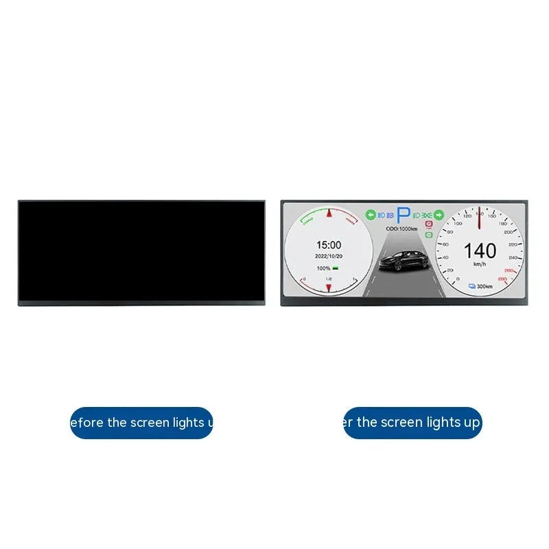 12.3-inch TFT vehicle display screen with 1920x720 resolution for car central control navigation systems