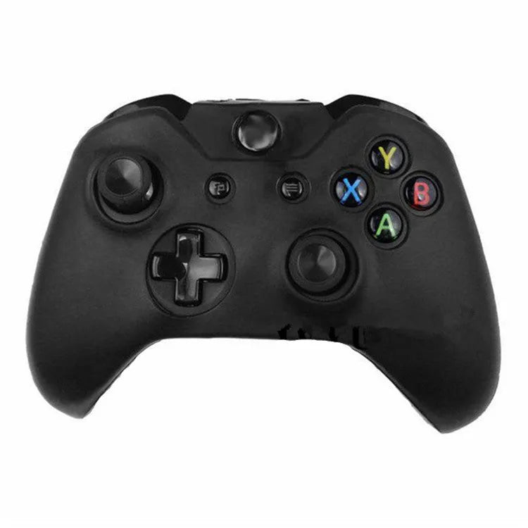 Transparent silicone protective case fitted on XBOX ONE controller showing anti-slip texture