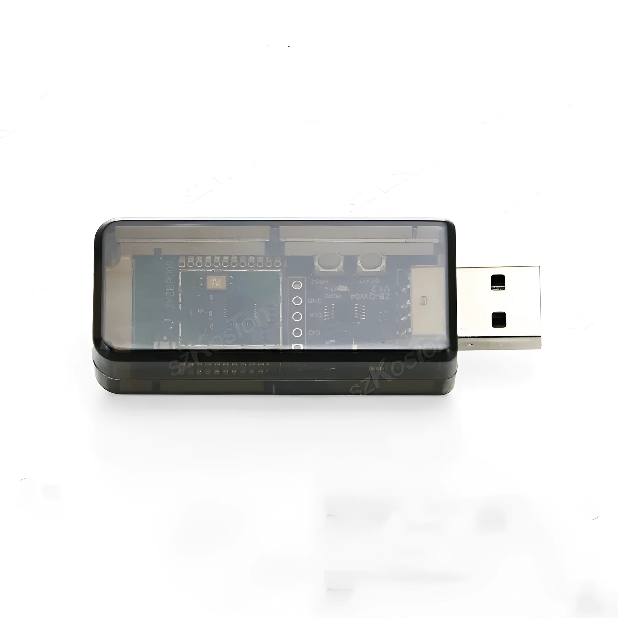 Silicon Labs EFR32MG21 Zigbee 3.0 USB dongle with plastic housing for Home Assistant