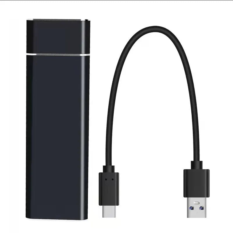 6TB capacity external mobile hard drive with metal shell in black blue orange red or silver colour options
