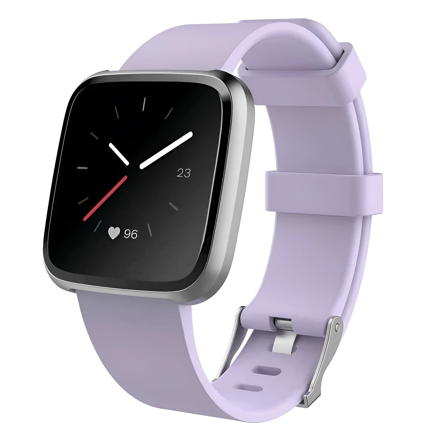 Fitbit Versa Lite replacement watch strap in multiple colours showing large and small size options